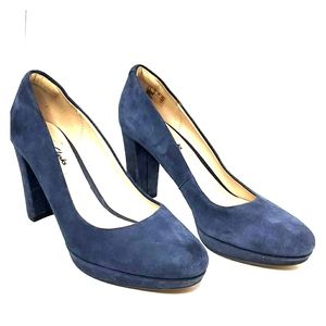 clarks crisp kendra black suede